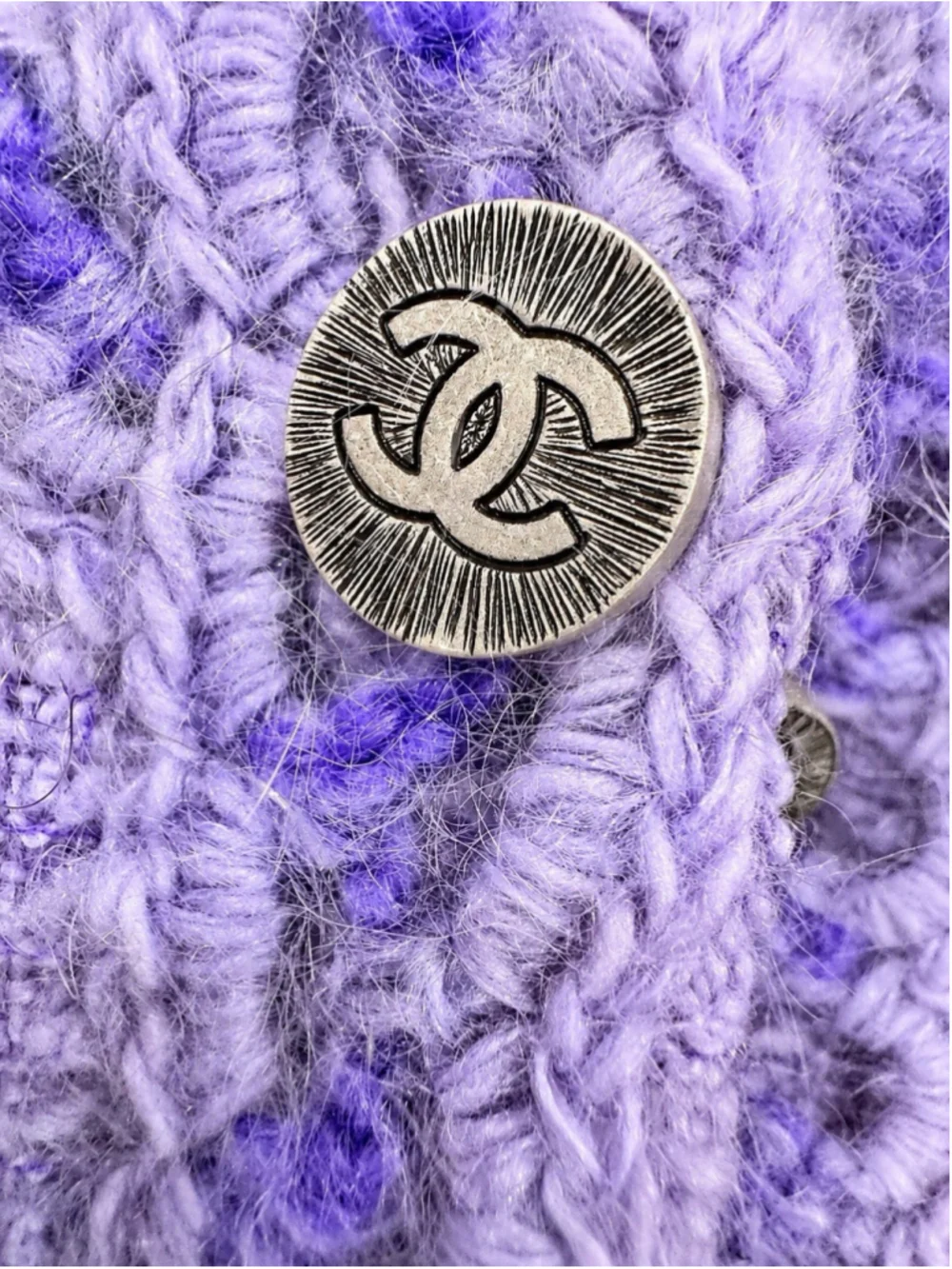 CHANEL 98A Lilac Tweed Jacket Maxi Skirt Suit Set FR 40 Karl Lagerfeld